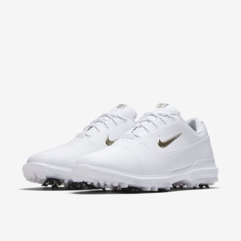 Nike Air Zoom Victory Pro - Férfi Golf Cipő - Fehér/Fehér/Szürke/Metal